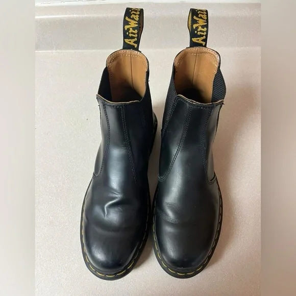 Dr. Martens Black Leather Chelsea Boots - Picture 2 of 4